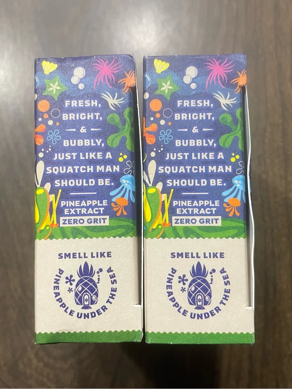 Dr. Squatch Men's NAUTICAL NONSENSE Spongebob Squarepants Natural Soap Bars (x2)